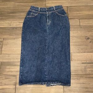 Vintage Levi’s Strauss & Co.  Denim Long Skirt Gold Label- Womens Size 12